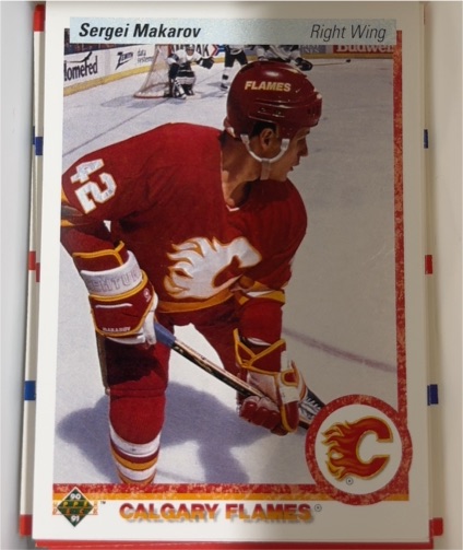 1990-91 Upper Deck #123 Sergei Makarov — front