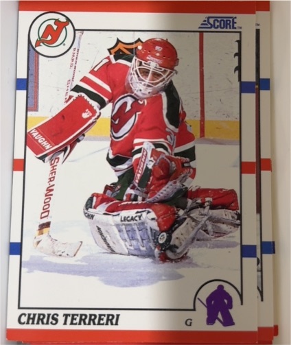 1990-91 Score #239 Chris Terreri — front