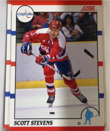 1990-91 Score #188 Scott Stevens — front