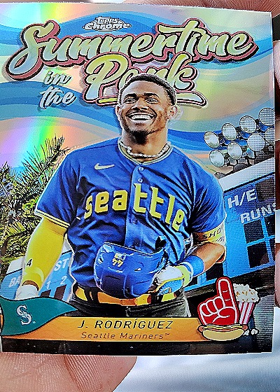 2024 Topps Chrome Summertime in the Park #SITP-7 Julio Rodriguez — front