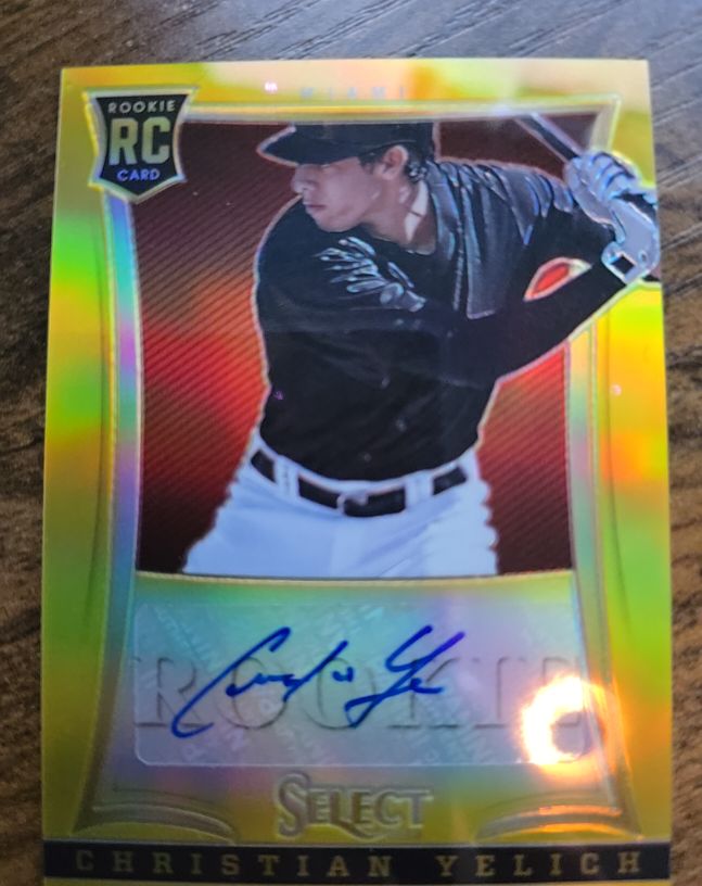 2013 Panini Select Rookie Christian Yelich — front