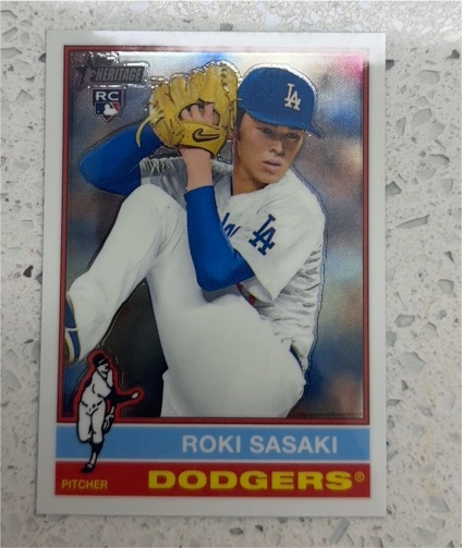 2025 Topps Heritage #224 Roki Sasaki — front