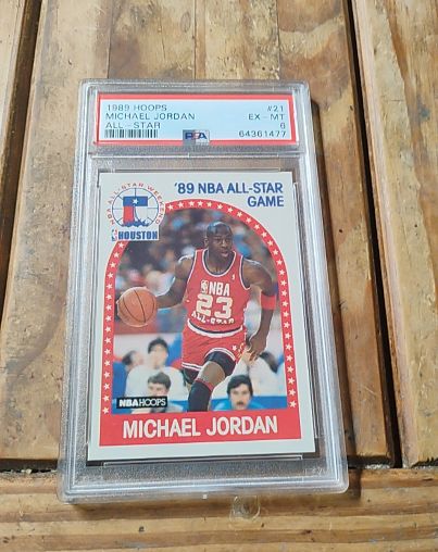 1989 Hoops #21 Michael Jordan All Star — front