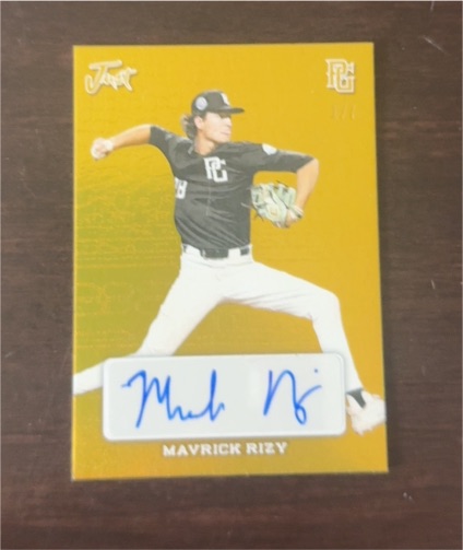 2022 Leaf Perfect Game #PG Mavrick Rizy — front
