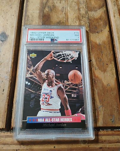 1992 Upper Deck #15 Michael Jordan All-Star Weekend — front