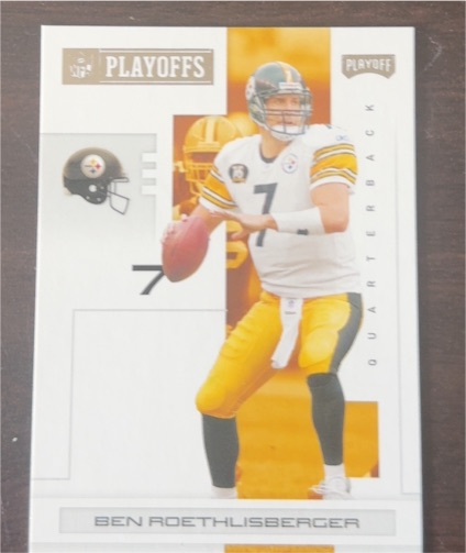 2007 Playoff NFL Playoffs #79 Ben Roethlisberger — front