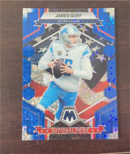 2023 Panini Mosaic #258 Jared Goff National Pride — front