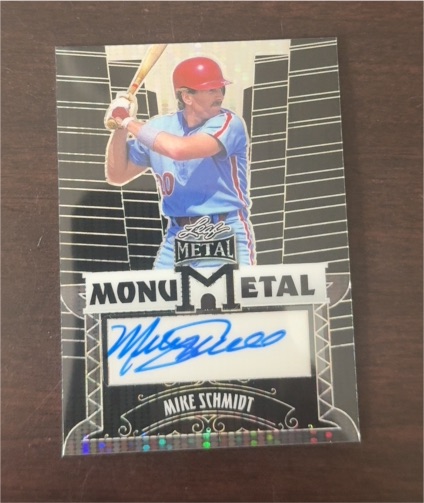 2024 Leaf Metal Monumental Mike Schmidt — front