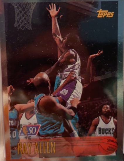 1996-97 Topps #217 Ray Allen — front