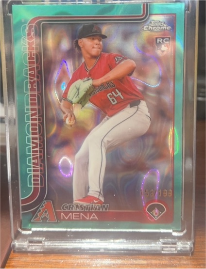 2025 Topps Chrome #120 Cristian Mena — front