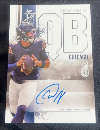 2024 Topps Signature Class #84 Caleb Williams — front