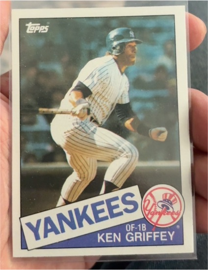 1985 Topps #380 Ken Griffey — front