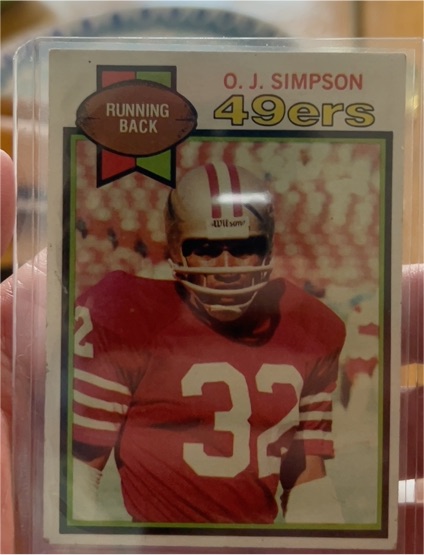 1979 Topps #170 O.J. Simpson — front