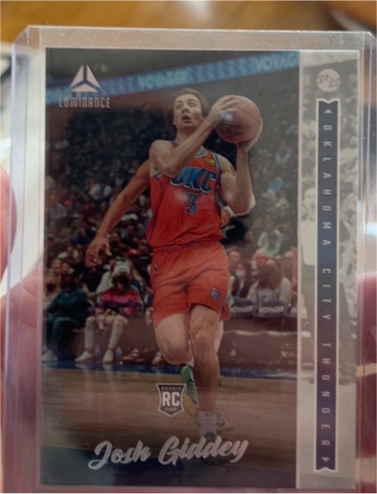 2021-22 Panini Chronicles Luminance #247 Josh Giddey — front