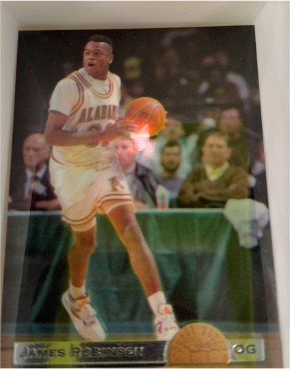 1993 Classic Draft Picks #DS33 James Robinson Chromium Draft Stars — front