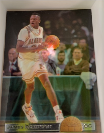 1993 Classic Draft Picks Chromium Draft Stars #DS33 James Robinson — front
