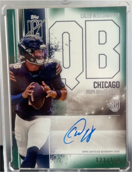 2024 Topps Signature Class #RCA-CW Caleb Williams — front