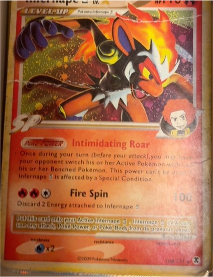2009 Pokemon Rising Rivals #108 Infernape LV.X SP — front