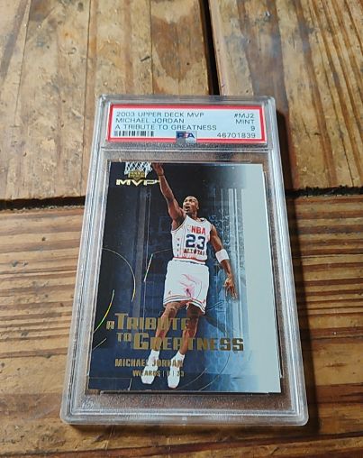 2003 Upper Deck MVP #MJ2 Michael Jordan A Tribute to Greatness — front