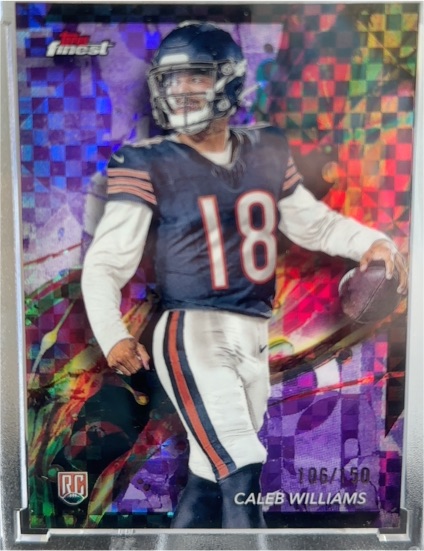 2024 Topps Finest #61 Caleb Williams — front