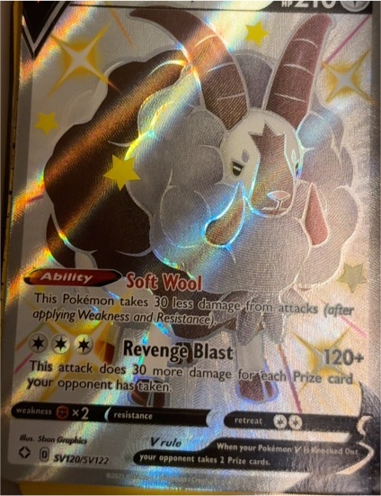 2020 Pokémon Shining Fates #SV120 Dubwool V — front