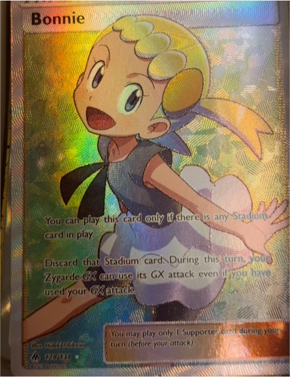 2018 Pokémon Sun & Moon Forbidden Light #128 Bonnie — front