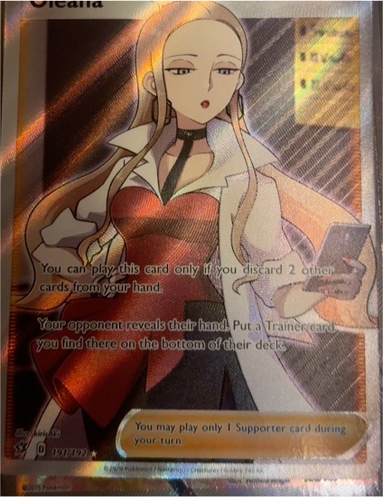2020 Pokemon Rebel Clash #191 Oleana — front