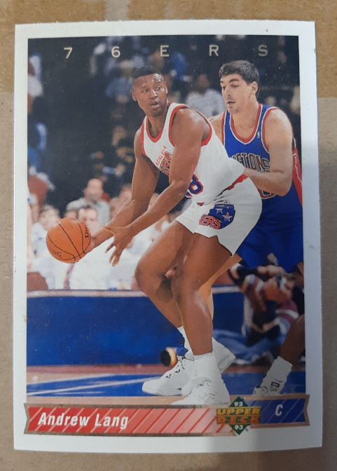 1992-93 Upper Deck #331 Andrew Lang — front