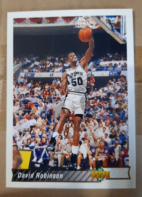 1992-93 Upper Deck #82 David Robinson — front