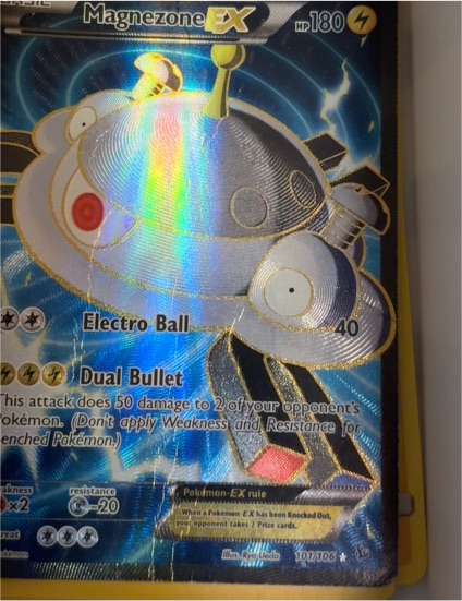 2014 Pokemon XY Flashfire #101 Magnezone EX — front