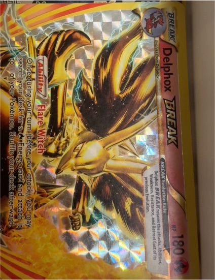 2016 Pokémon XY Fates Collide #14/124 Delphox BREAK — front