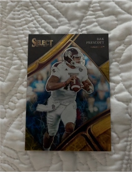 2023 Panini Select Draft Picks Dak Prescott Bulldogs — front