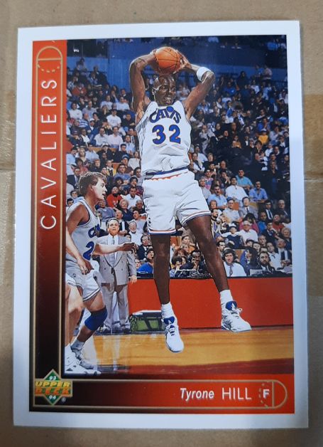 1993-94 Upper Deck #401 Tyrone Hill — front