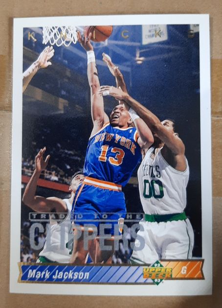 1992-93 Upper Deck #215 Mark Jackson — front