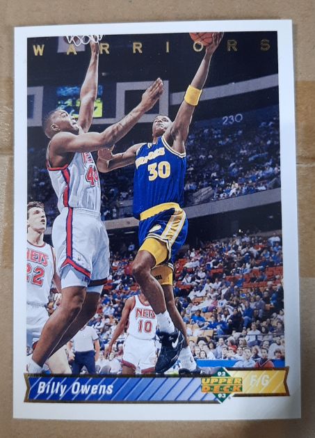 1992-93 Upper Deck #229 Billy Owens — front