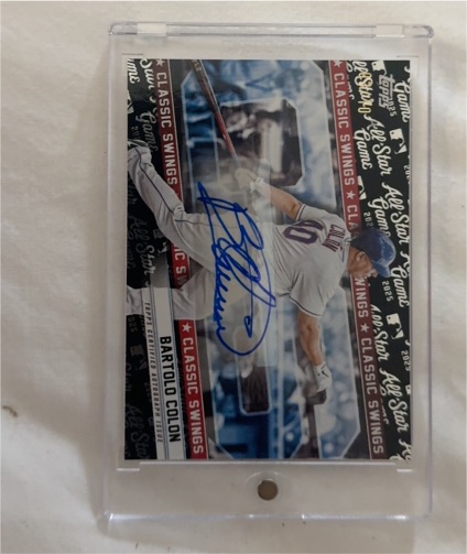 2025 Topps All-Star Game Classic Swings #CS-06 Bartolo Colon — front
