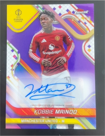 2024-25 Topps Finest UEFA #Kobbie Mainoo — front