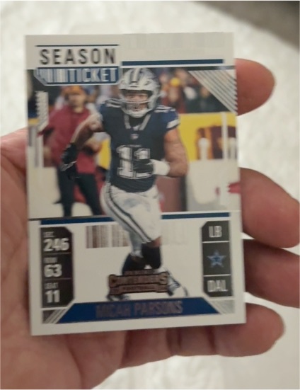 2024 Panini Contenders Season Ticket #27 Micah Parsons — front