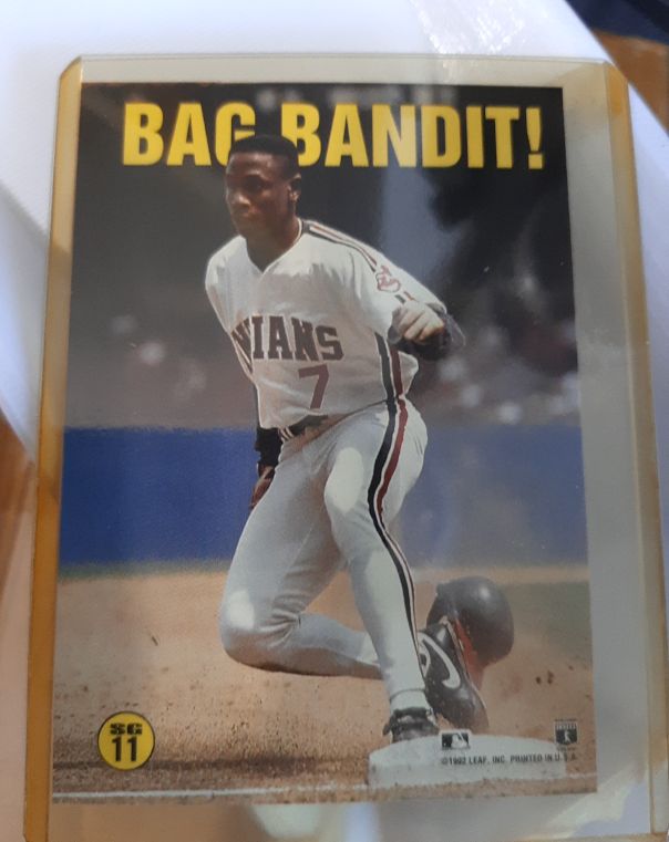 1995 Topps League Leaders #16 Kenny Lofton — front