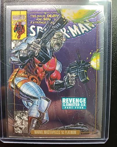 Marvel Masterpieces '92 Platinum #21 Deathlok — front