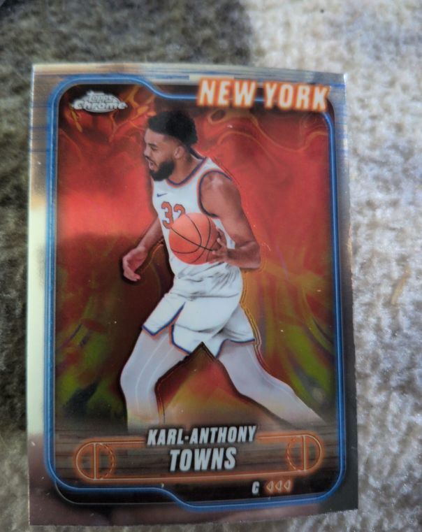 2024-25 Topps Chrome #52 Karl-Anthony Towns — front