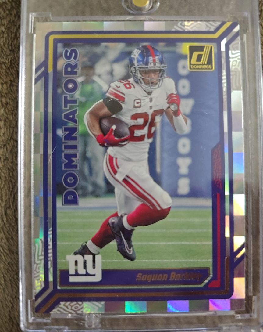 2023 Donruss Dominators #D-22 Saquon Barkley — front