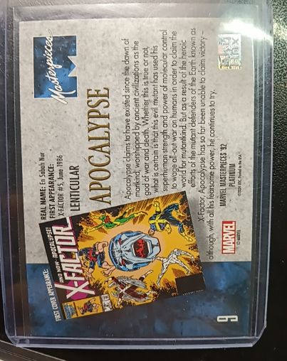 1992 Marvel Masterpieces #92 Apocalypse — front