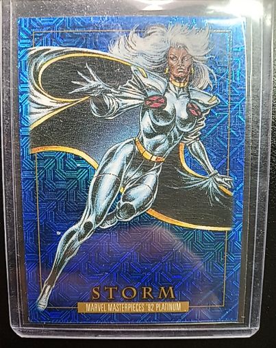 2024 Upper Deck Marvel Masterpieces '92 Platinum #86 Storm — front