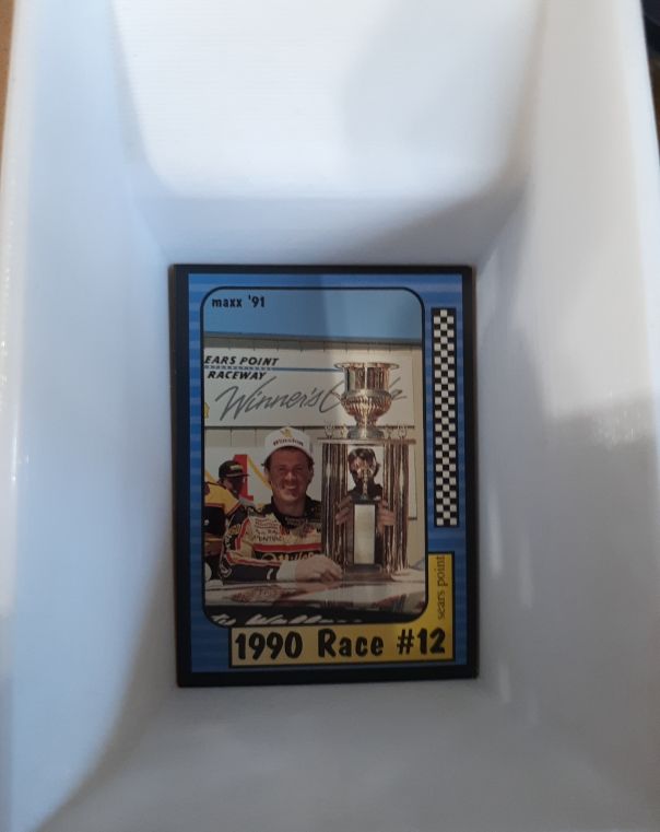 1991 Maxx #182 1990 Race #12 Sears Point Rusty Wallace — front