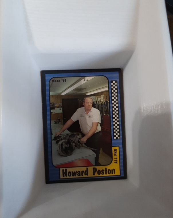 1991 Maxx #214 Howard Poston — front