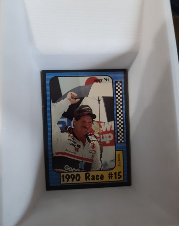 1991 Maxx #185 Dale Earnhardt 1990 Race #15 Daytona — front
