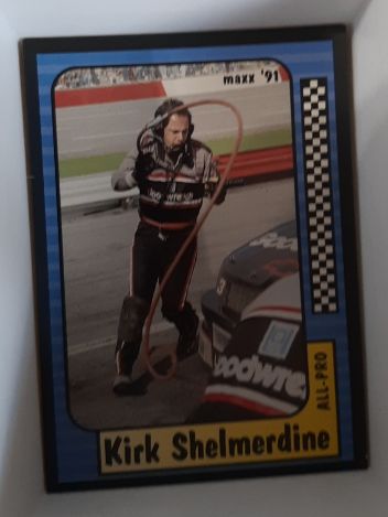1991 Maxx #205 Kirk Shelmerdine — front