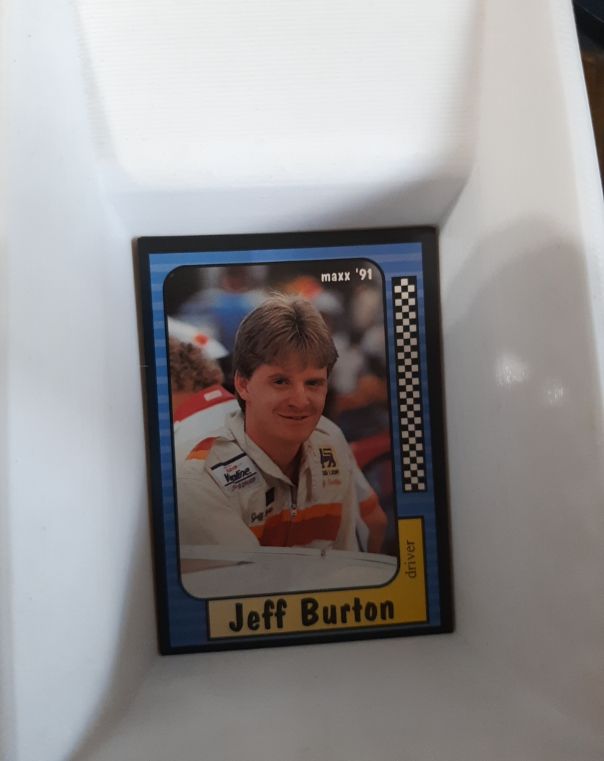 1991 Maxx #201 Jeff Burton Rookie Card — front