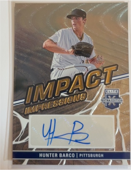 2023 Panini Elite Extra Edition Impact Impressions #II-HBC Hunter Barco — front